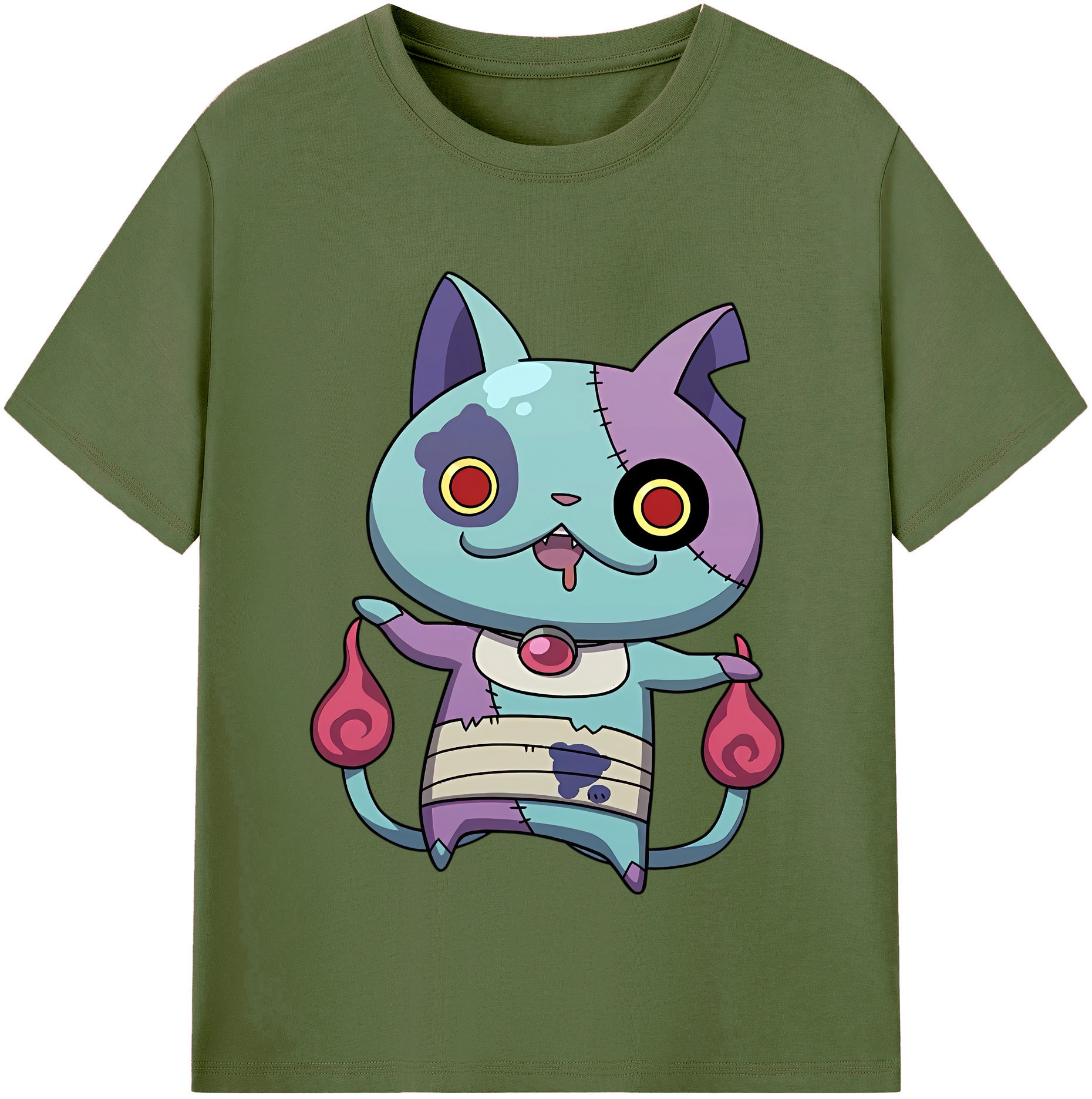 （画像用） 妖怪ウォッチ Yo-kai Watch 綿100％半袖Tシャツ（フロントプリント）